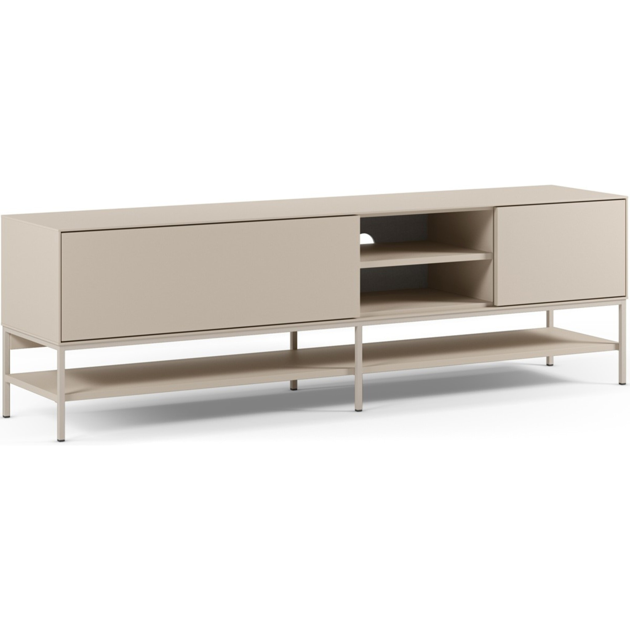 Meuble TV 2 portes 2 niches - ZARA