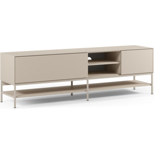 Meuble TV 2 portes 2 niches - ZARA