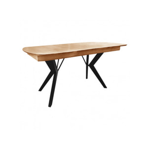 Table de repas extensible en bois de chêne massif 160/210cm - ECLIPSE XL