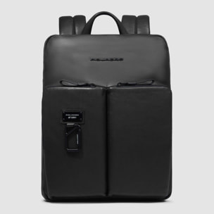 Piquadro Zaino uomo sottile porta pc 14", espandibile