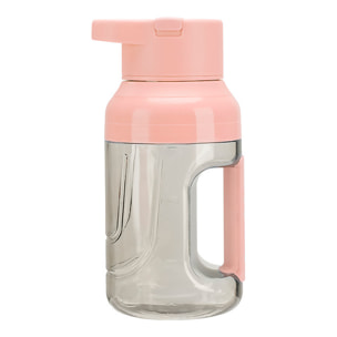 Batidora eléctrica recargable portátil de 1.500ml con 8 cuchillas de acero, vaso medidor, apertura cubierta para beber y batería de 1.500mAh.