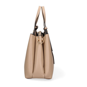 Borsa a mano da donna Made in Italy - Modello Novara Ultra - 100% pelle - 28.0 x 21.0 x 12.0 cm