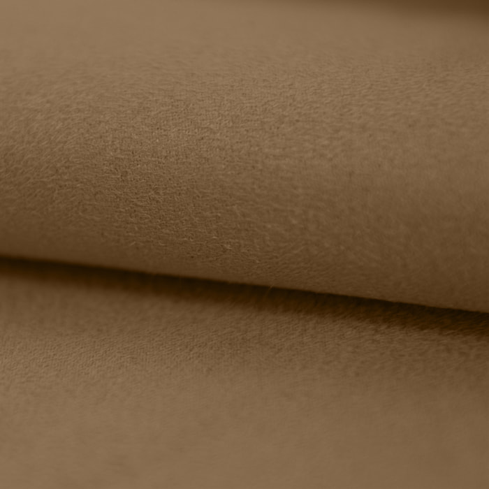 Tissu uni en velours coloré - Beige