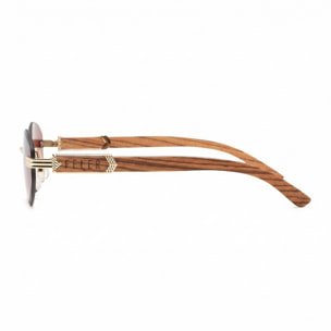 Gafas de Sol Feler 1820-2 Polarizadas de Madera Unisex 57 mm