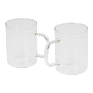 Set Arabica - Cafetière à piston et 2 tasses en verre