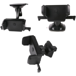 Support smartphone ESSENTIELB Voiture à machoire 3 en 1