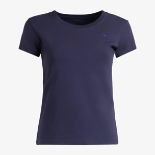 T-shirt Esercito a maniche corte blu donna