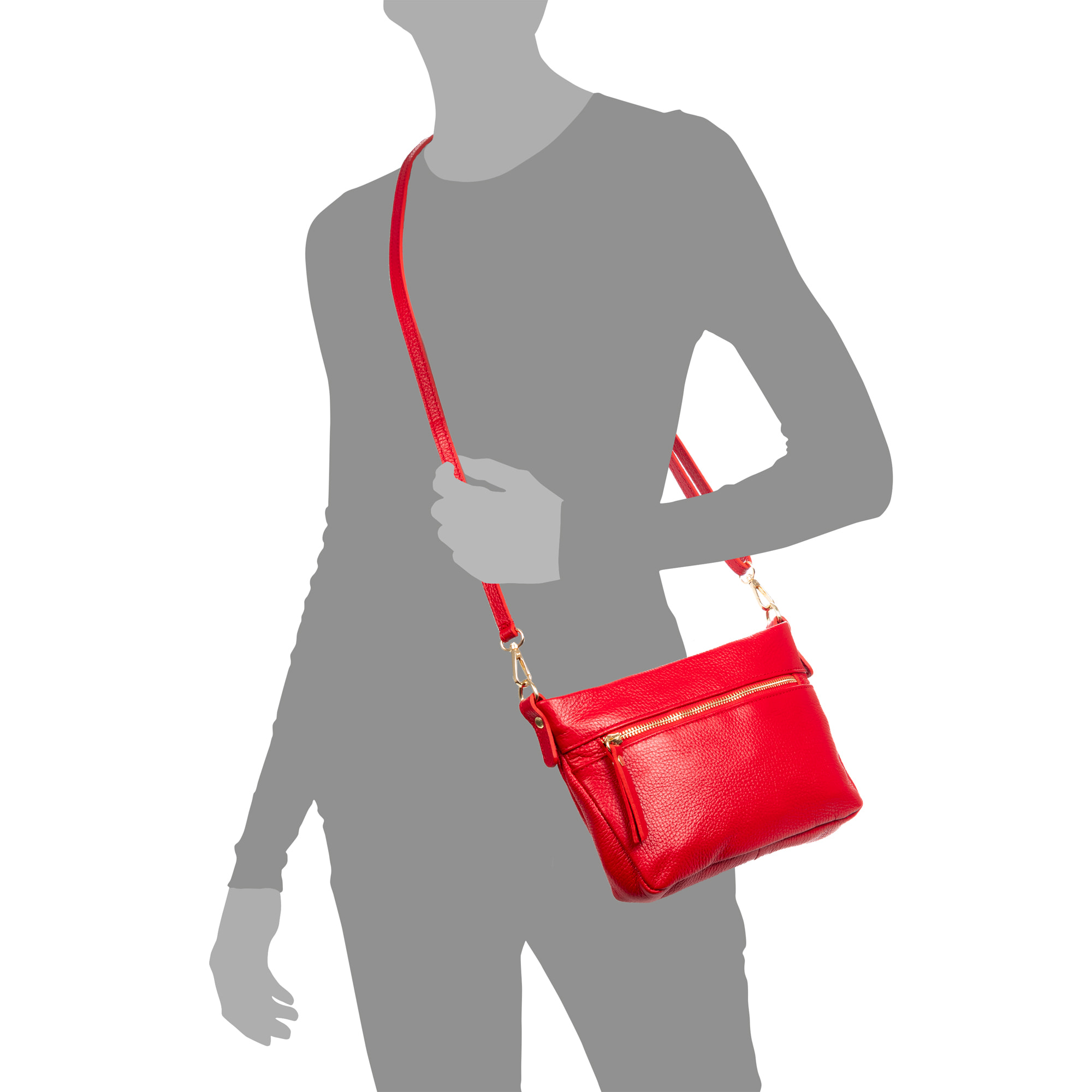 Borsa a tracolla Arre donna. Vera pelle Dollaro.