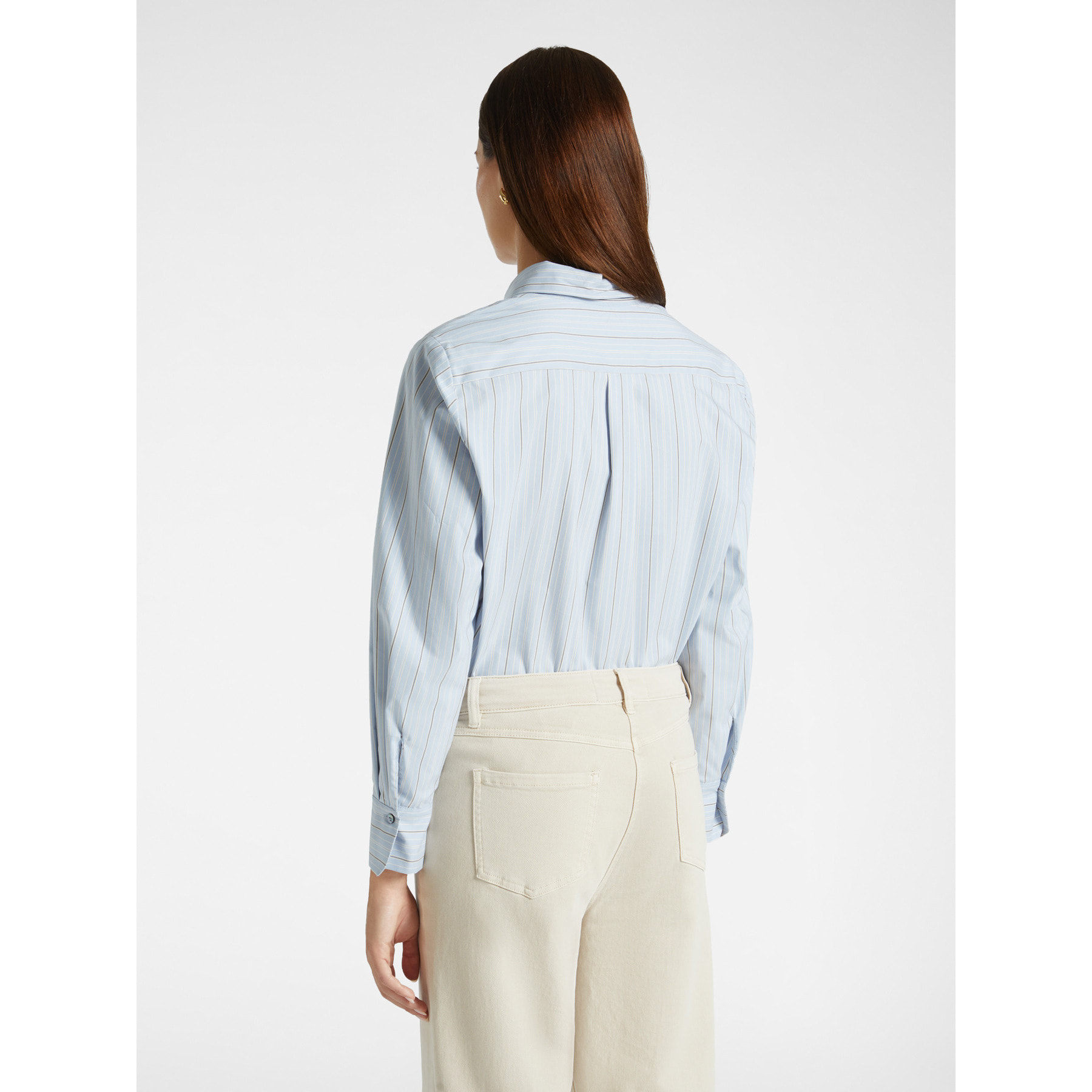 Elena Mirò - Camisa de rayas - Light - blue