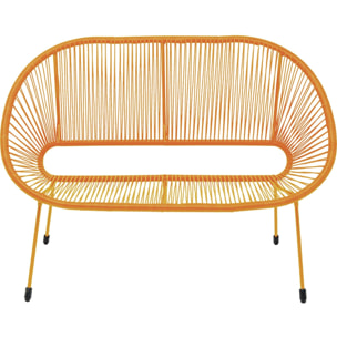 Banquette Acapulco Mono orange Kare Design