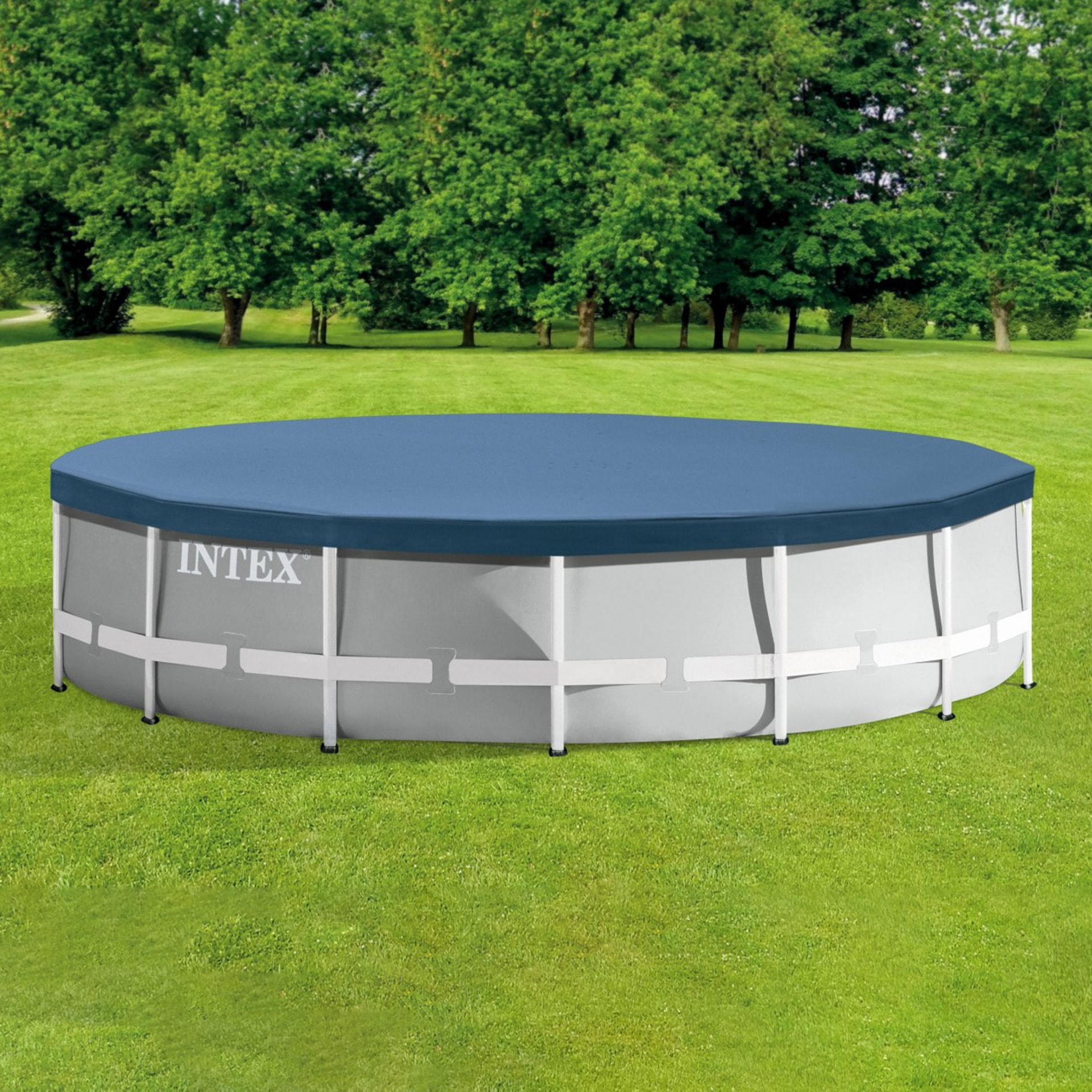 Intex Copripiscina per Piscina Metal / Prisma Frame Rotonda, 457 cm
