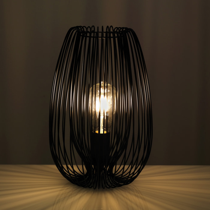 Tomasucci Lampe de table TULIP Noir