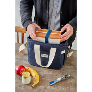 Lunch bag AKINOD 8h17 Bleu navy