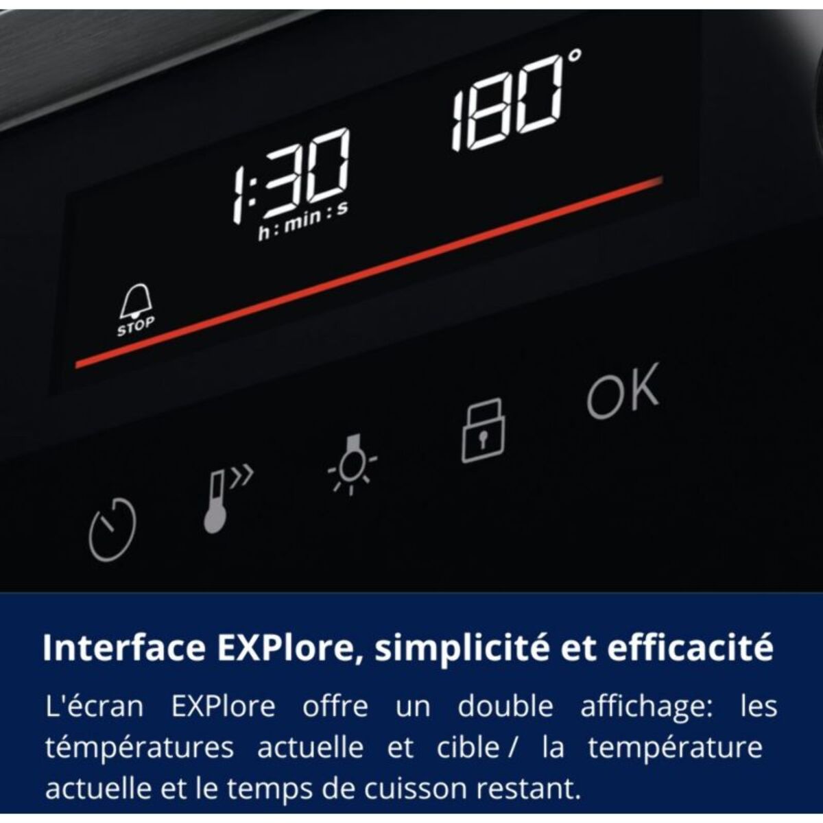 Four encastrable ELECTROLUX EOH4P46BX0 Pyrolyse Chaleur tournante 65L Inox