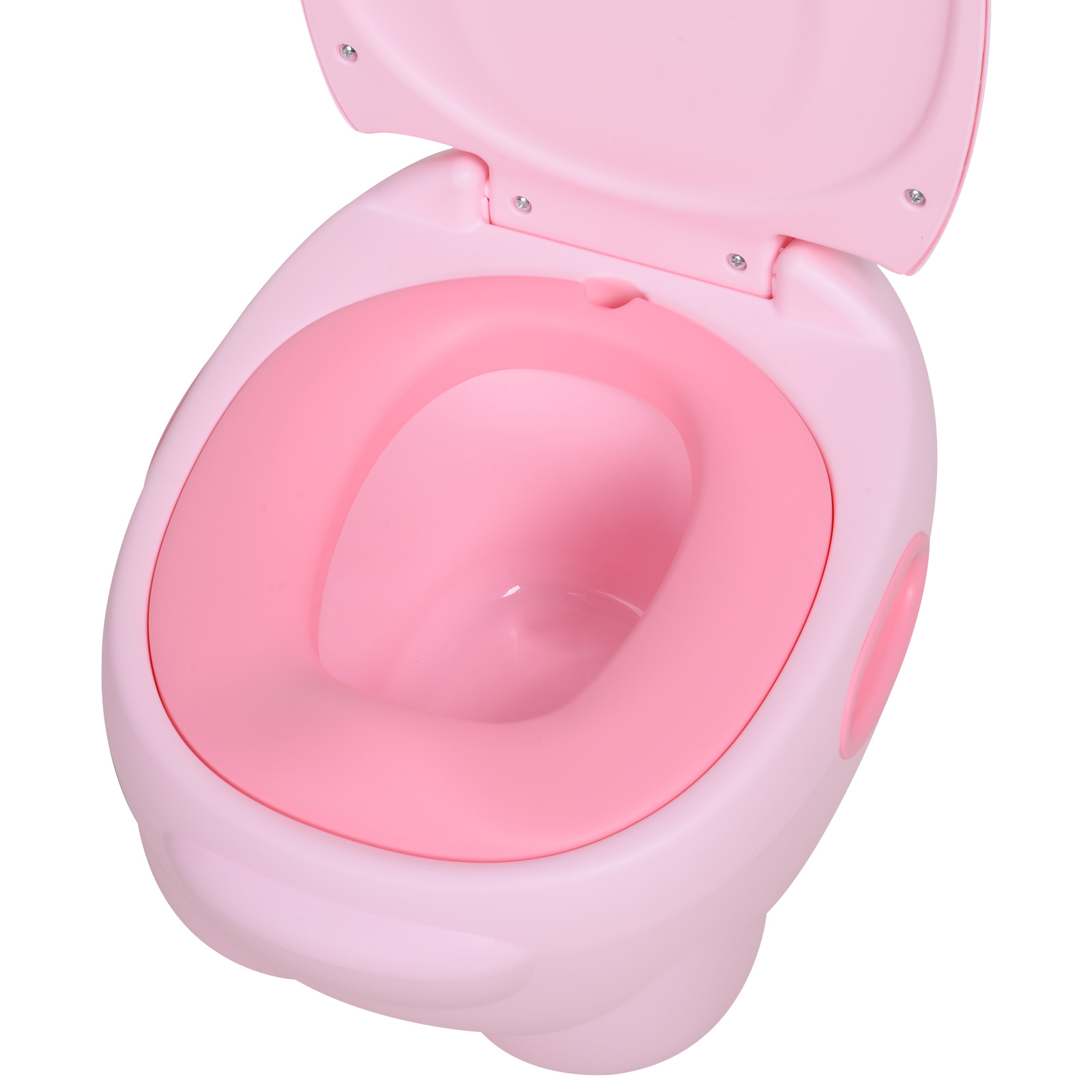 Inodoro Infantil con Forma de Hipopótamo Rosa