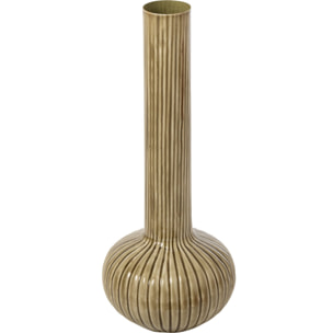 J-Line vase - fer - vert olive - large