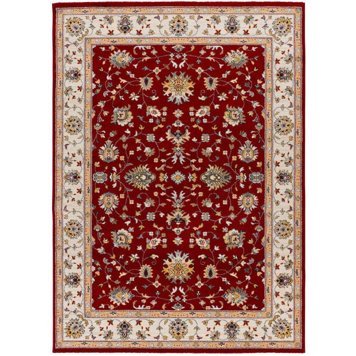 CLASSIC Alfombra vintage en diseÃ±o clÃ¡sico en color rojo, varias medidas disponibles.