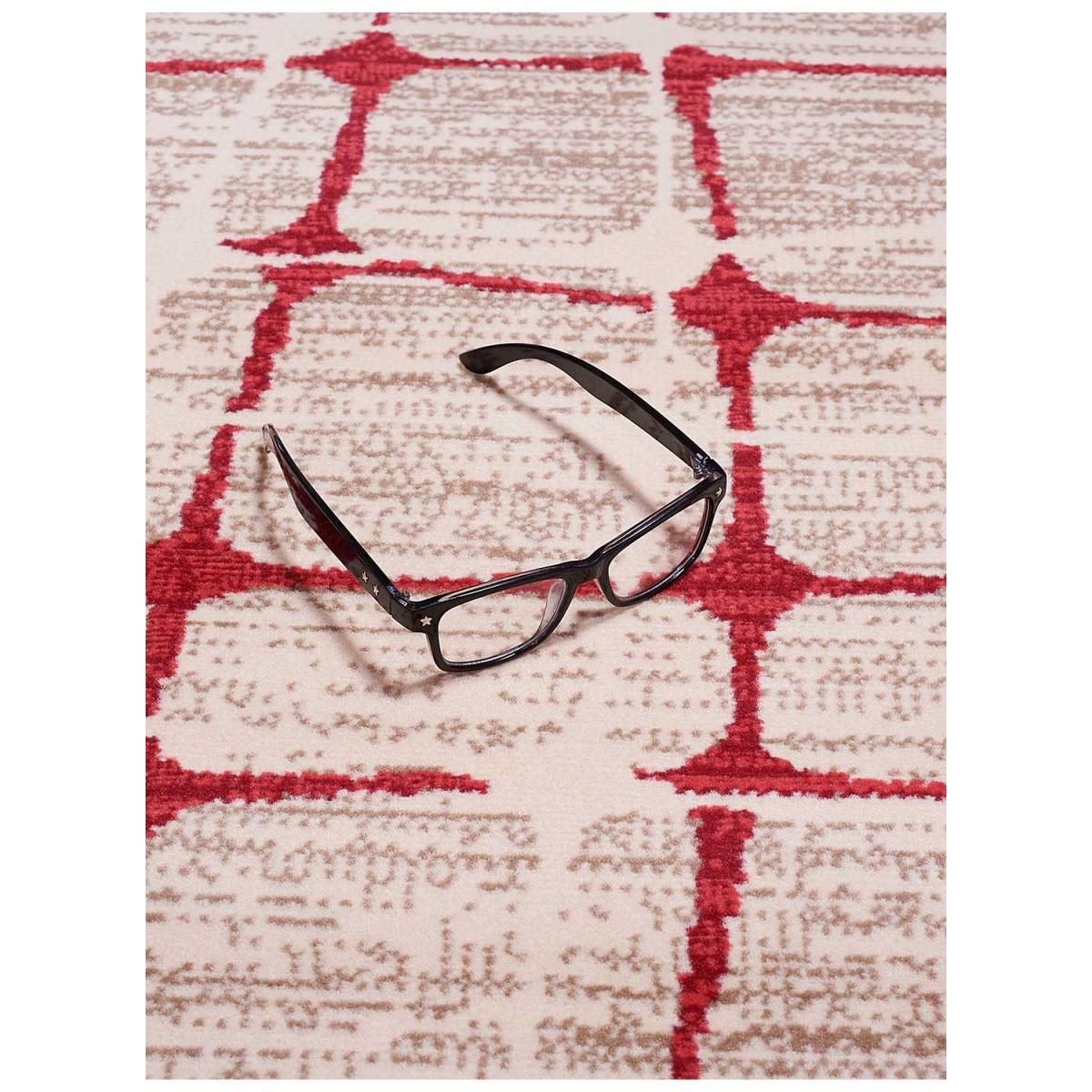 Tapis salon et chambre tissé motif géométrique MOFA