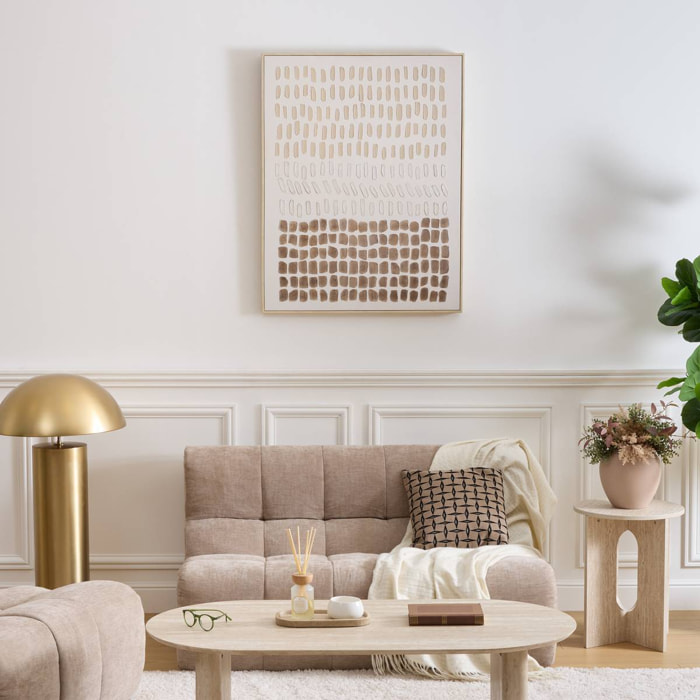 Toile Lydia 78x100cm blanc