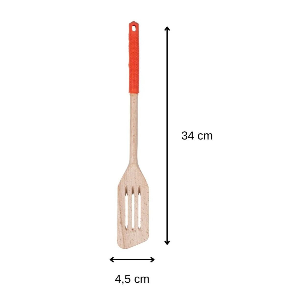 Spatule de cuisine ajourée 34 cm Fackelmann Wood Edition