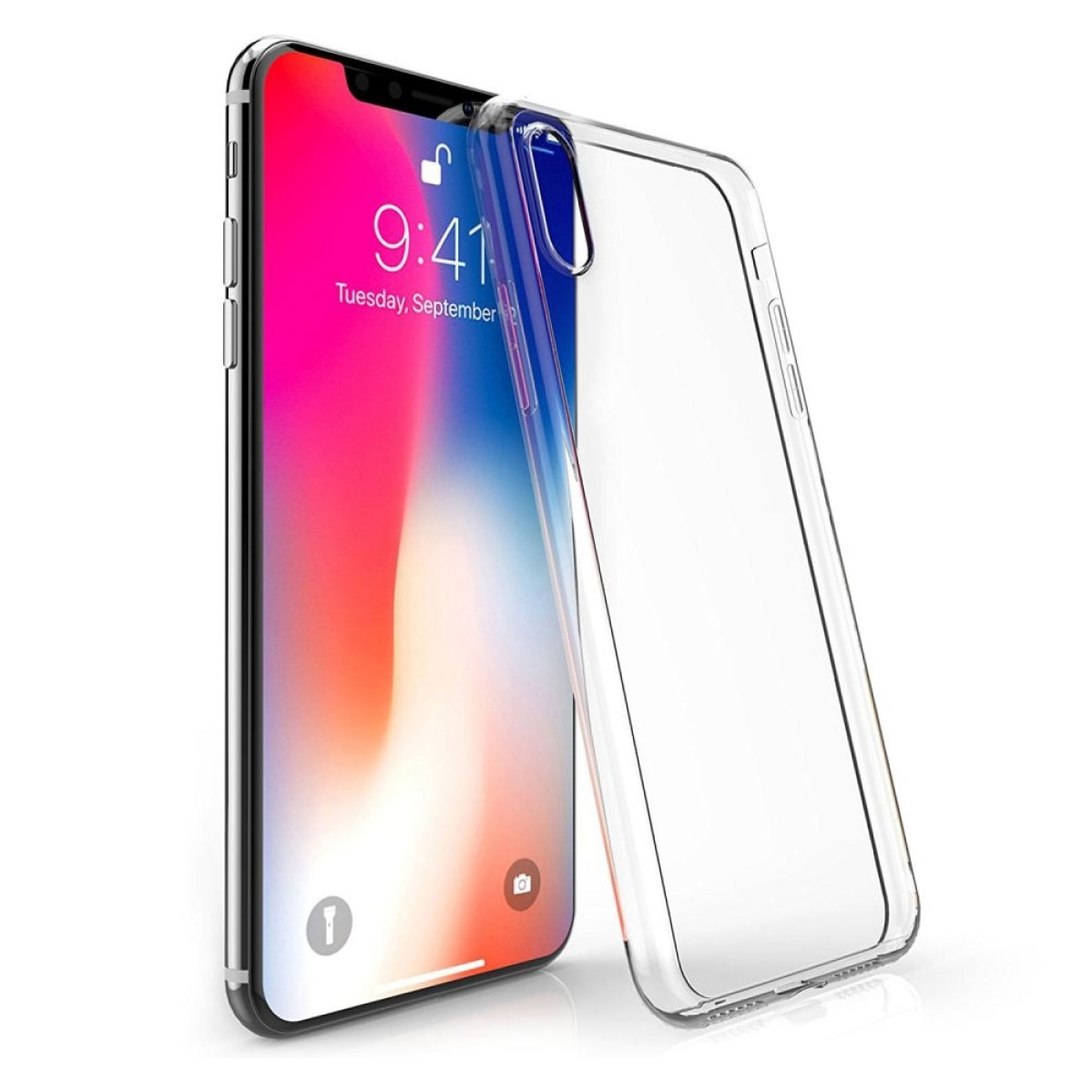 Coque iPhone Xs Max souple en silicone transparente