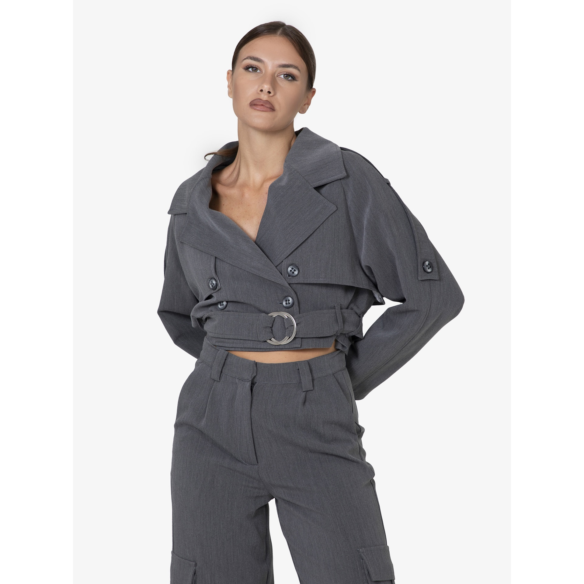 Giacca da donna Made in Italy - Modello Erevan Lux - Poliestere/Viscosa