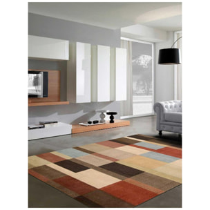 Tapis salon et chambre tissé motif seventies LACI