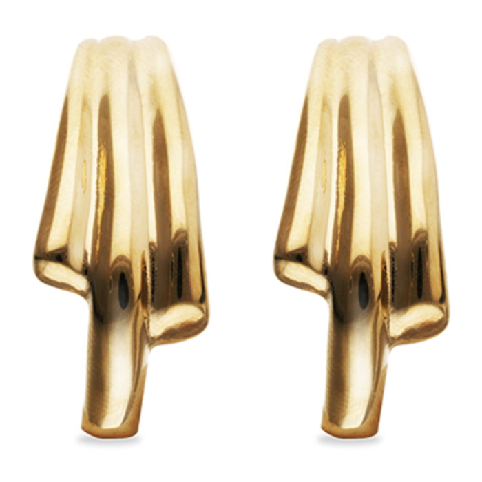 Pendiente RAÍCES DORADO U