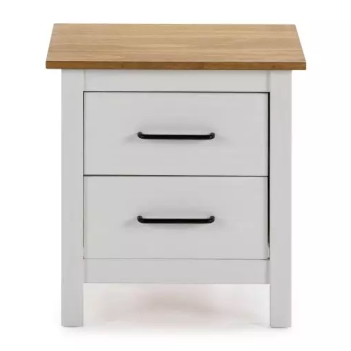 Mesita de noche Eira Blanco - Oak