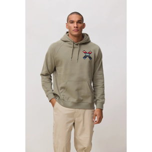SUDADERA CON CAPUCHA CLASSIC CAQUI