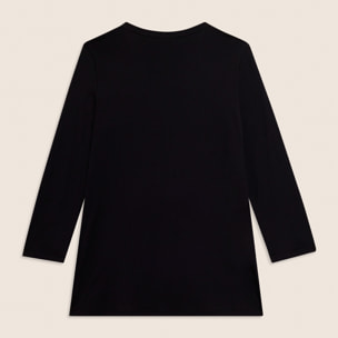 T-shirt manica 3/4 "Authentic" con logo FREDDY in strass