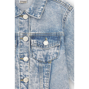 Cappotto In Denim Per Bambini