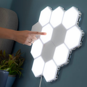 Set di Pannelli LED Modulari Magnetici e Touch Tilight InnovaGoods (Pacco da 3)