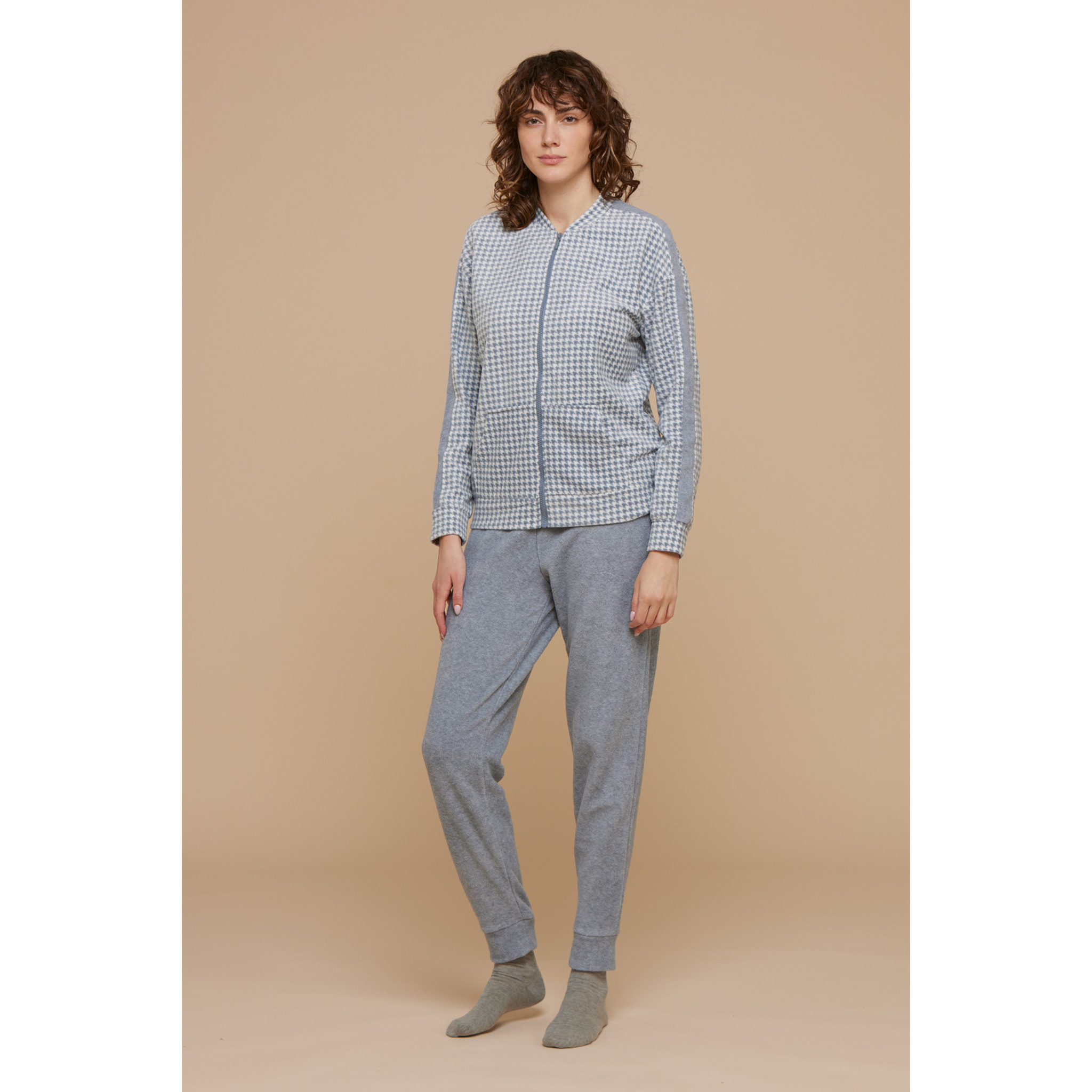 Pigiama donna micropile piedipull Noidinotte