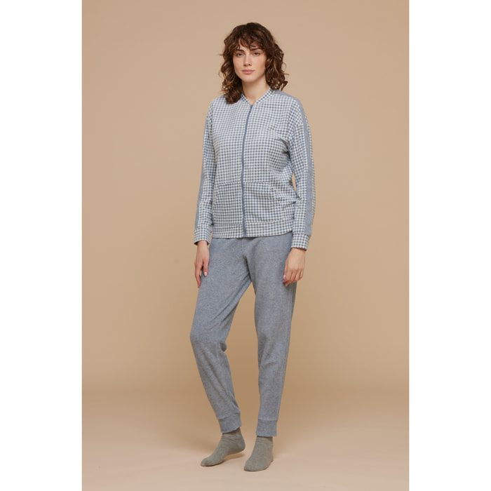 Pigiama donna micropile piedipull Noidinotte