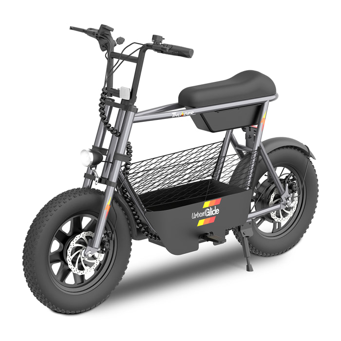 Draisienne électrique URBANGLIDE THUNDER 160 – 25 km/h, 30 km d'autonomie, Freins à disque, 16''