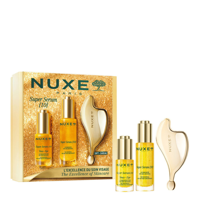Super Sérum [10] - Coffret Concentré Anti-Age 30ml + Le Concentré Yeux Anti-Age 15ml + Outil de Massage Sculptant