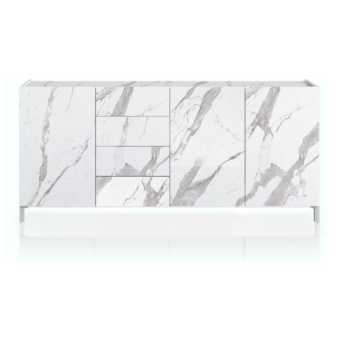 Tomasucci madia grande EDDY WHITE MARBLE