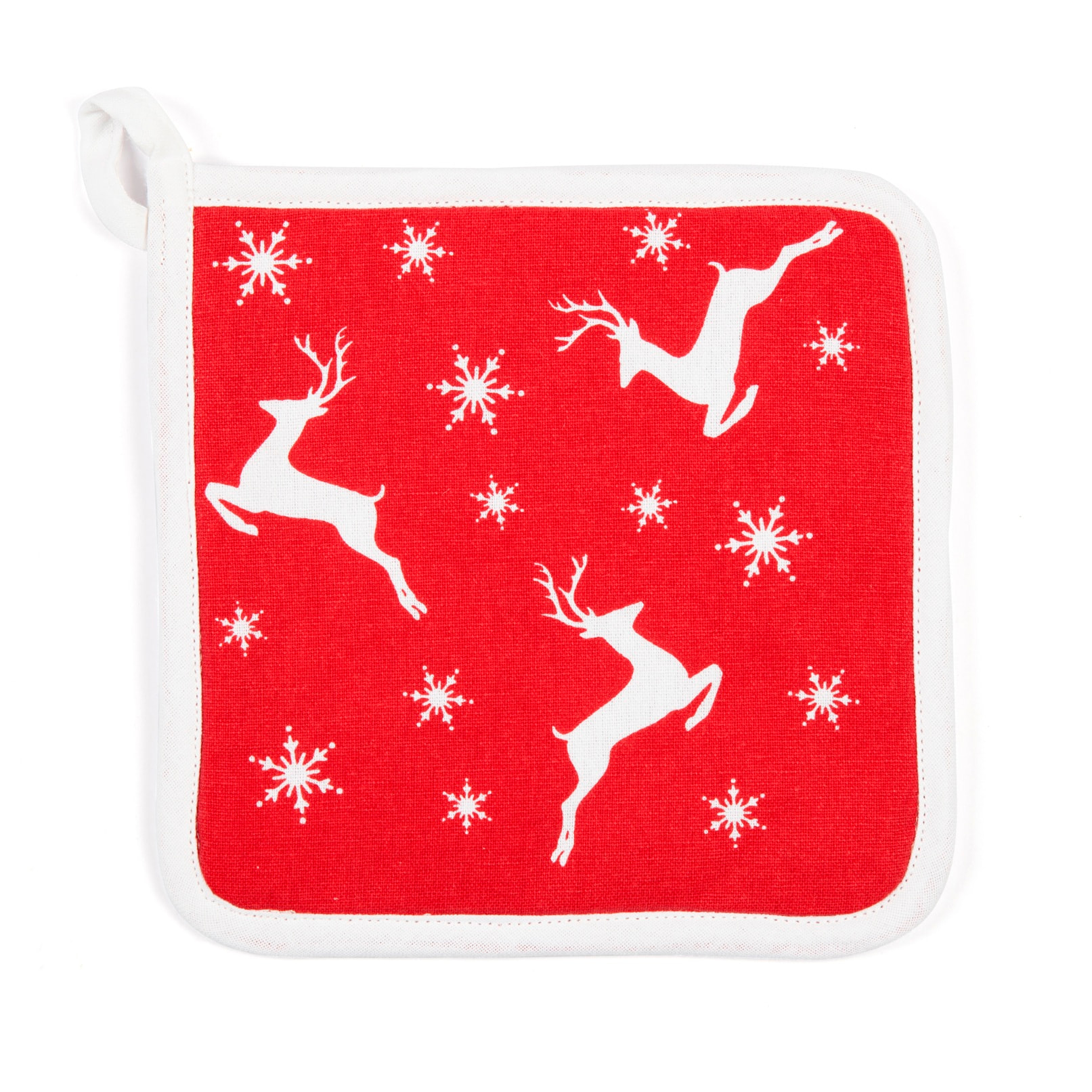 Set canovaccio con presina e guanto da cucina Excelsa – Nordic Christmas, Cotone Multicolore