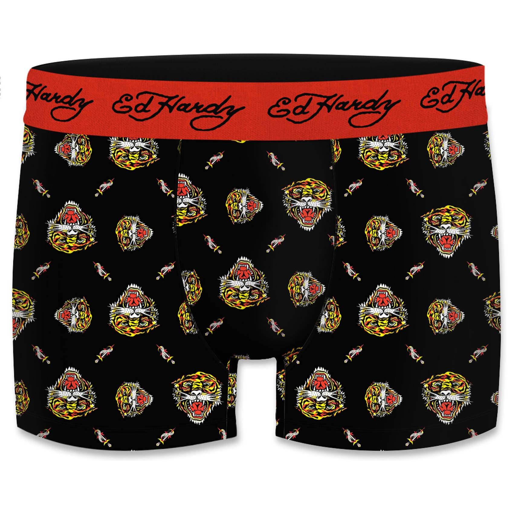 Calzoncillo boxer FREEGUN Ed Hardy tigre para hombre