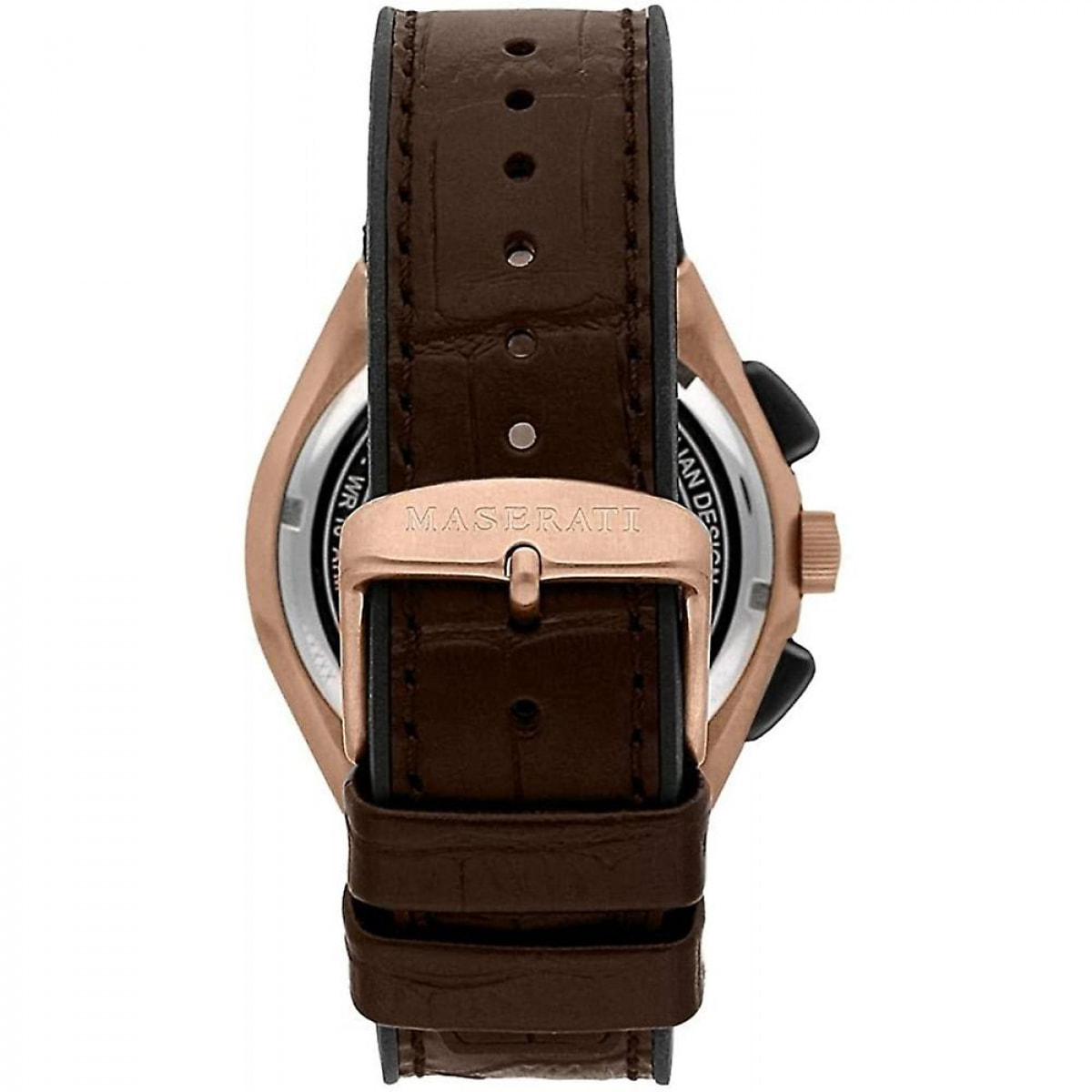 Reloj Maserati R8871639003 Hombre Analogico Cuarzo con Correa de Cuero