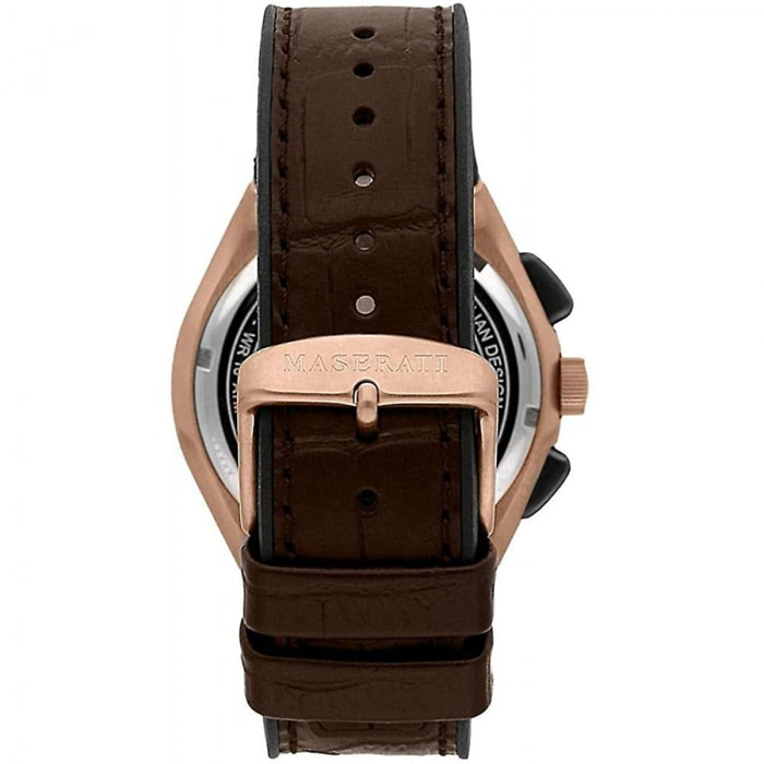 Reloj Maserati R8871639003 Hombre Analogico Cuarzo con Correa de Cuero