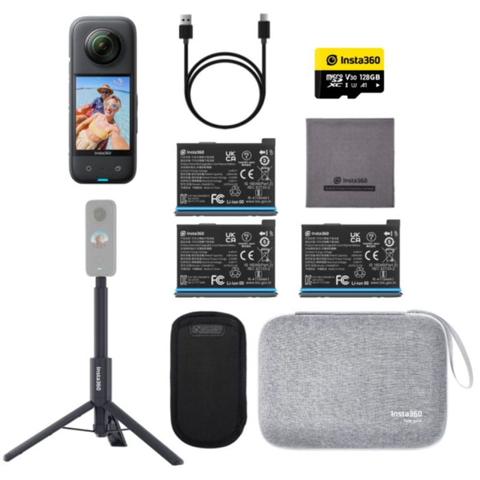Caméra 360 INSTA360 X3 Essentials Bundle