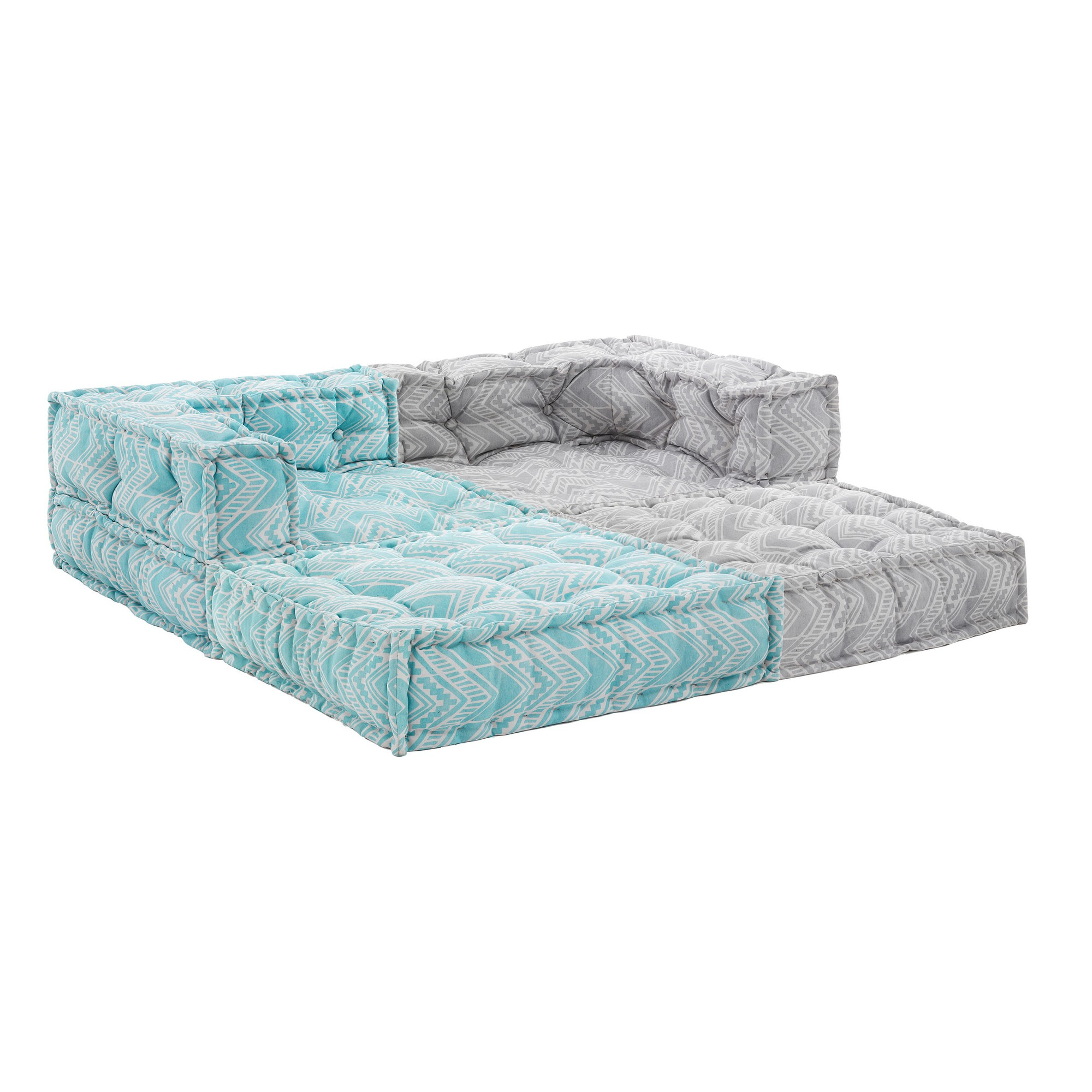 Tomasucci Canapé 2 places OUTDOOR IKAT MINT & GRIS