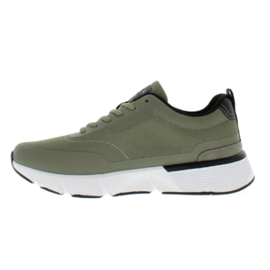 Armata di Mare Scarpe Uomo Sneakers Casual Stringate con Soletta Rimovibile in Memory Foam AMU S24L512 Khaki