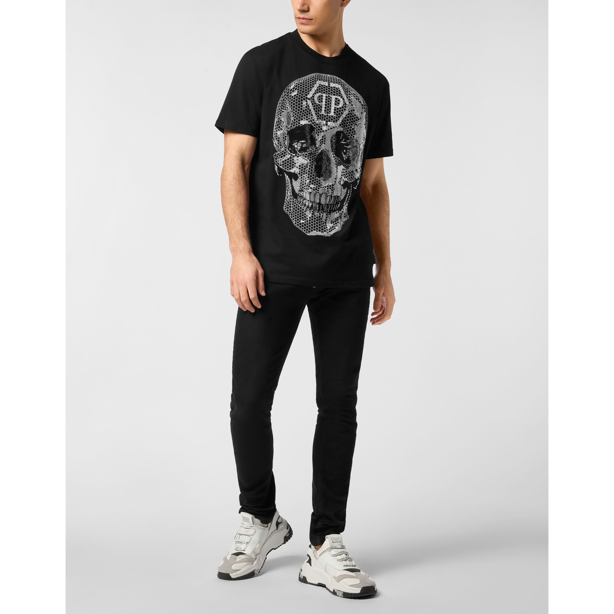 PHILIPP PLEIN Camiseta Cuello Redondo Ss SKULL