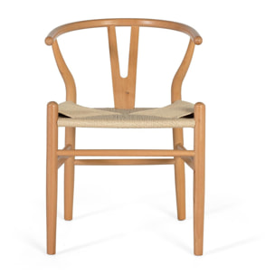 Silla de Madera de Haya 50 Cm Estilo Contemporáneo