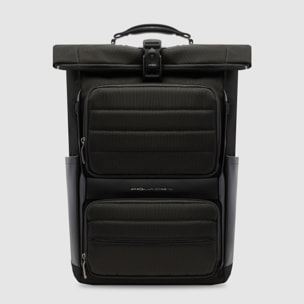 Piquadro Zaino roll-top da bici porta pc 15,6"