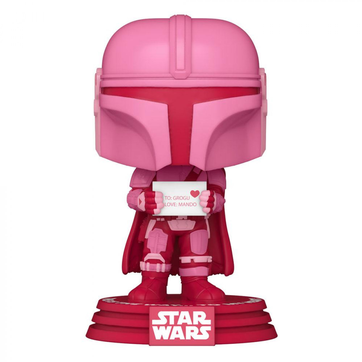 Star Wars Valentines Pop! Star Wars Vinile Figura Grogu 9 Cm Funko