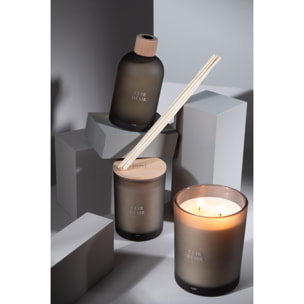 J-Line bougie parfumée Accords Essentiels - Cuir Désir - verre - brun - 38H